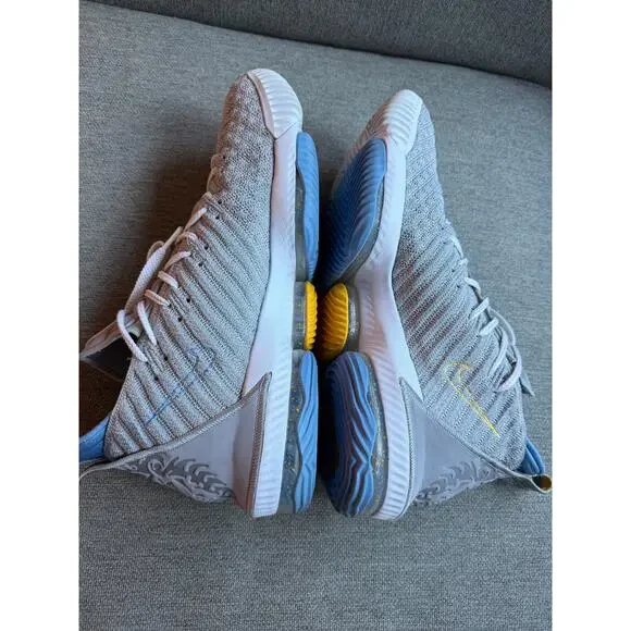 Nike LeBron XVI 16 MLPS Minneapolis Lakers Men's 14 Grey Blue White CK4765-001